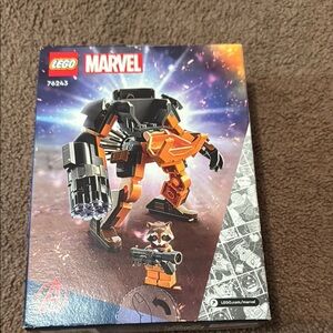 LEGO Marvel Rocket Mech Armor - Black and Orange